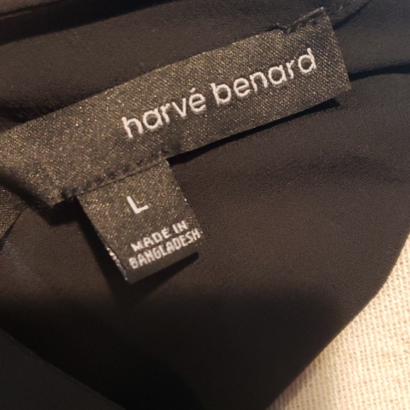 HARVE BENARD faux wrap V blouse - Picture 5 of 8